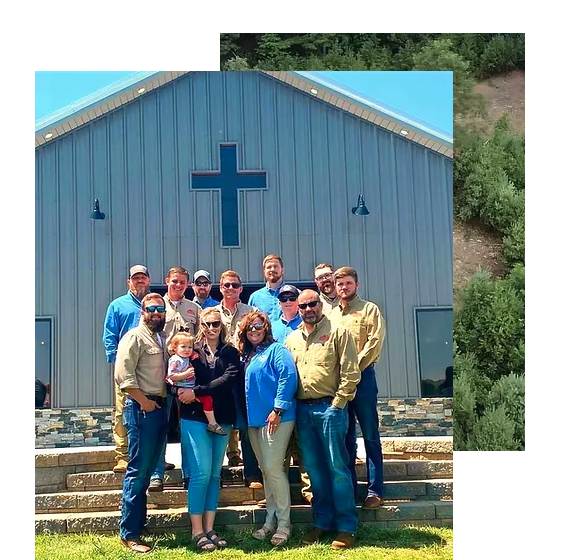 Miller Family at Church - From Our Family to Yours